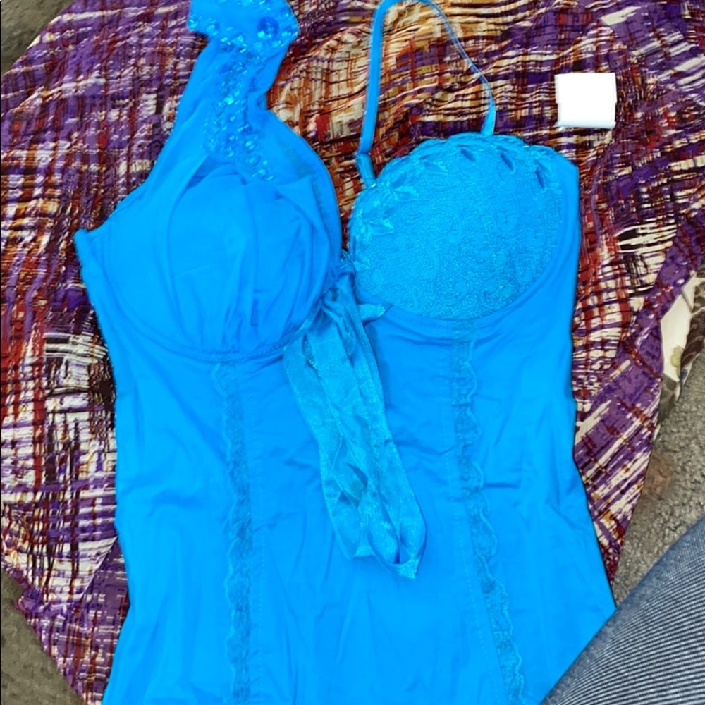 Turquoise Corset